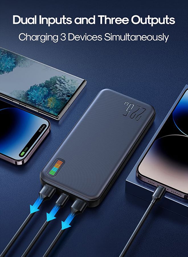 جوي روم - JR-QP194 10000mAh 22.5W باور بانك سريع الشحن لهاتف Apple Huawei Samsung Xiaomi ViVO OPPO ETC أسود 10000.0 mAh أبيض - Image 1