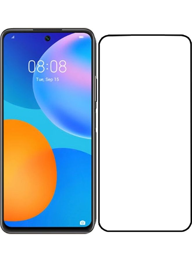 Huawei P Smart 2021 Screen Protector Tempered Glass Full Glue Back Side Black