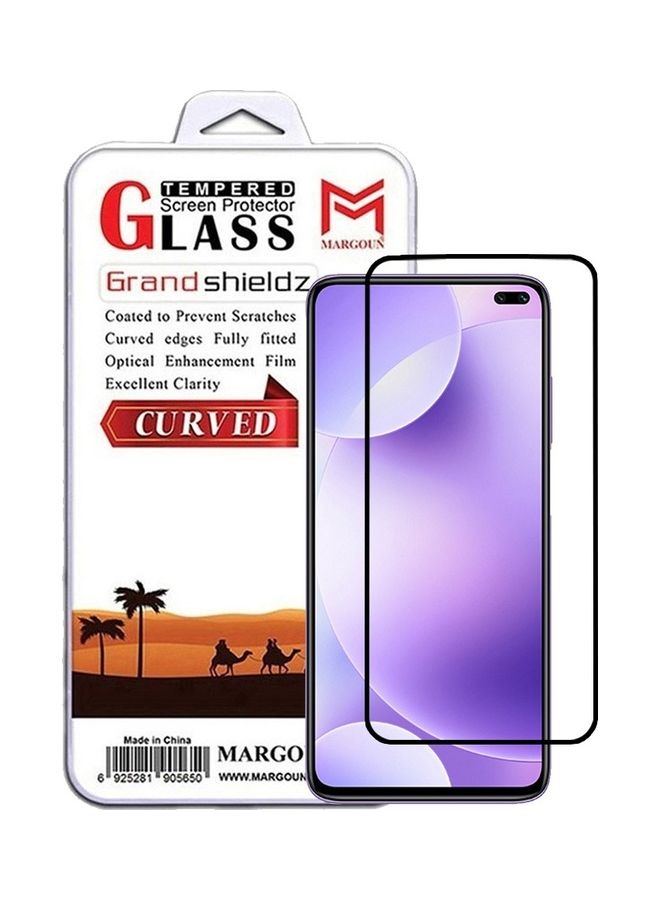 MARGOUN Xiaomi Redmi K30 5G Screen Protector Tempered Glass Full Glue Back Side Black - Image 1