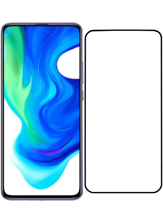 MARGOUN Xiaomi Poco F2 Pro Screen Protector Tempered Glass Full Glue Back Side Black - Image 2