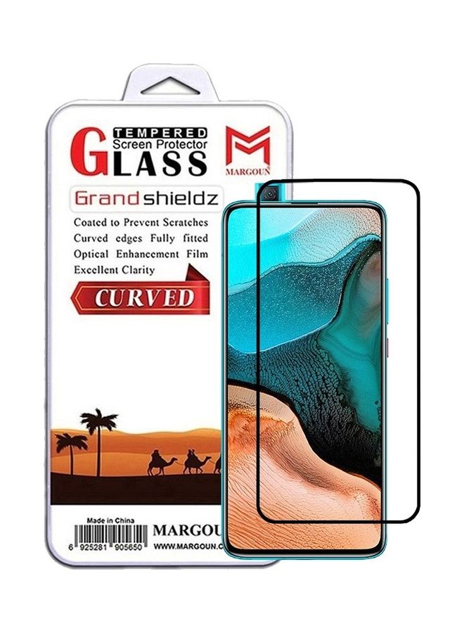 MARGOUN Xiaomi Redmi K30 Pro Screen Protector Tempered Glass Full Glue Back Side Black - Image 1