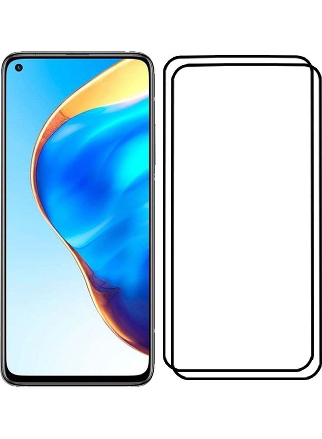 MARGOUN 2 Pack For Xiaomi Redmi K30S Screen Protector Tempered Glass Full Glue Back Side Black - Image 2