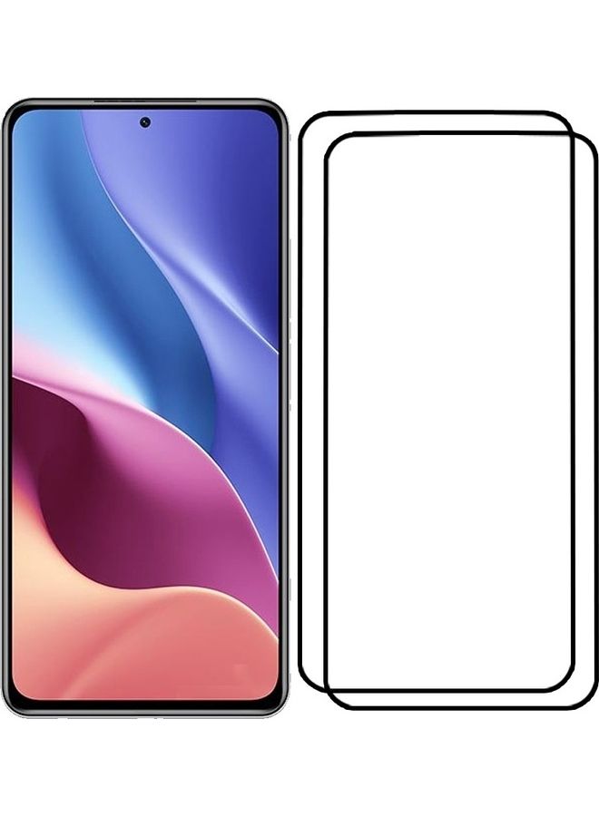 مارجون 2 Pack For Xiaomi Redmi K40 Pro+ Screen Protector Tempered Glass Full Glue Back Clear - Image 2