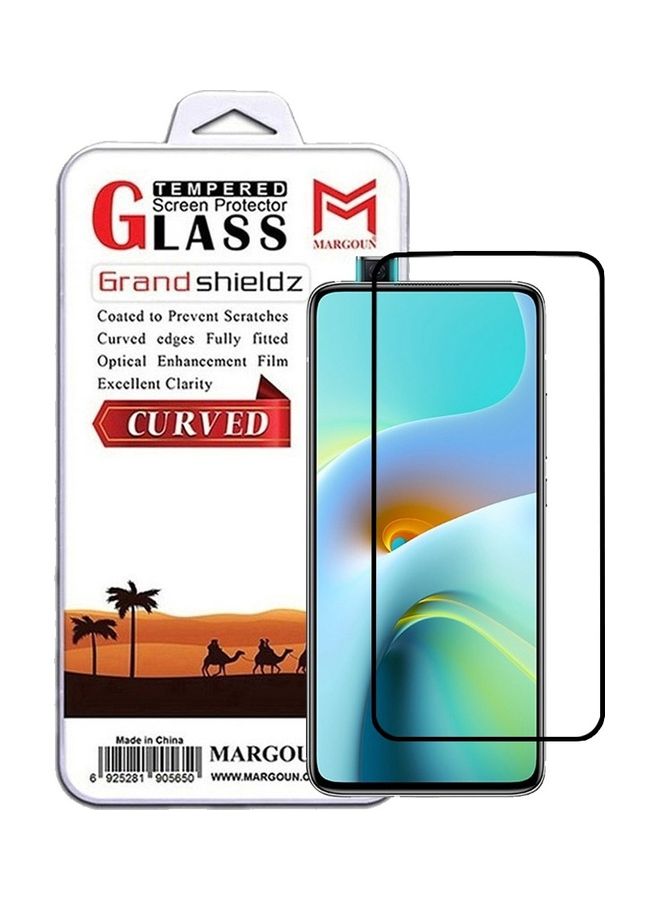 MARGOUN Xiaomi Redmi K30 Ultra Screen Protector Tempered Glass Full Glue Back Side Black - Image 1