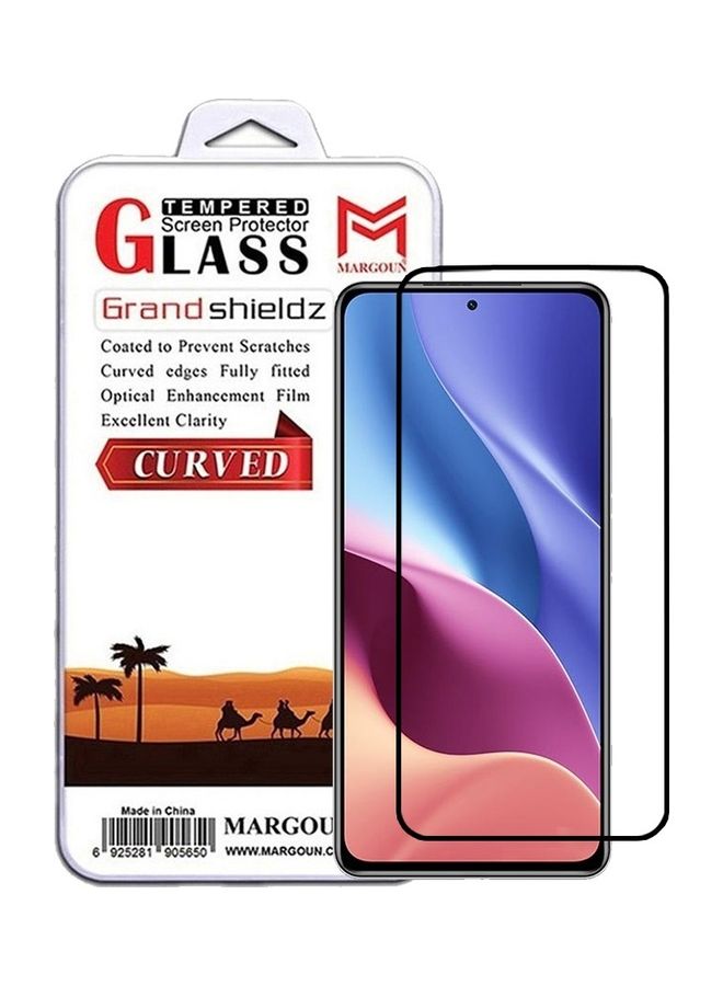 MARGOUN Xiaomi Redmi K40 Screen Protector Tempered Glass Full Glue Back Side Black - Image 1