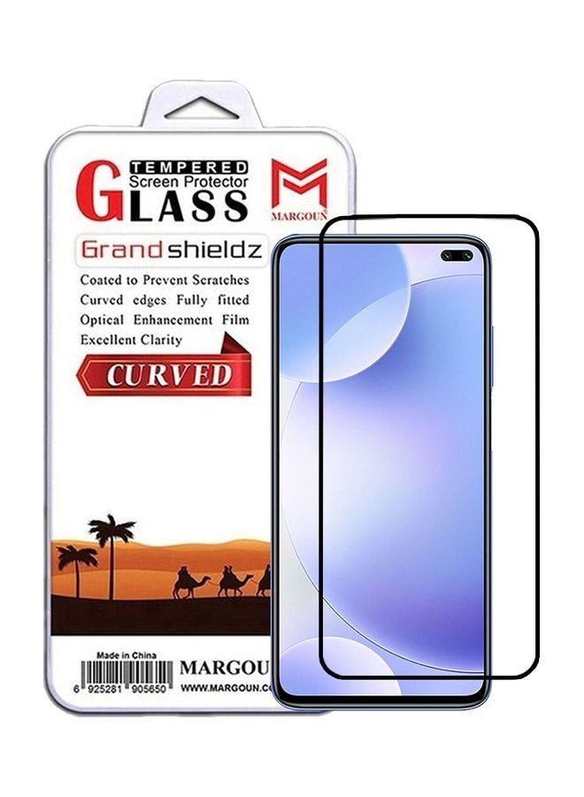 MARGOUN Xiaomi Redmi K30i 5G Screen Protector Tempered Glass Full Glue Back Side Black - Image 1