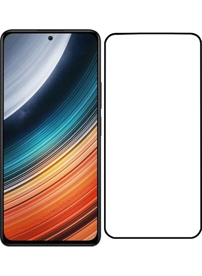 MARGOUN Xiaomi Redmi K40S Screen Protector Tempered Glass Full Glue Back Side Black - Image 2