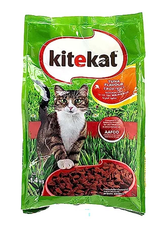 Tuna Flavour Dry Adult Cat Food 1.4Kg - v1686544186/N27813306A_1