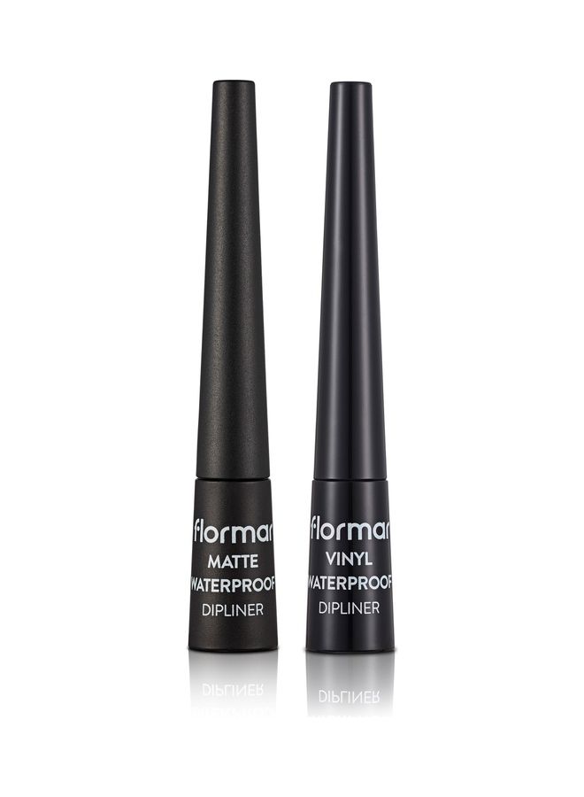 flormar Eyes Dipliner Promo Pack Matte &Vinyl Black  - Image 3