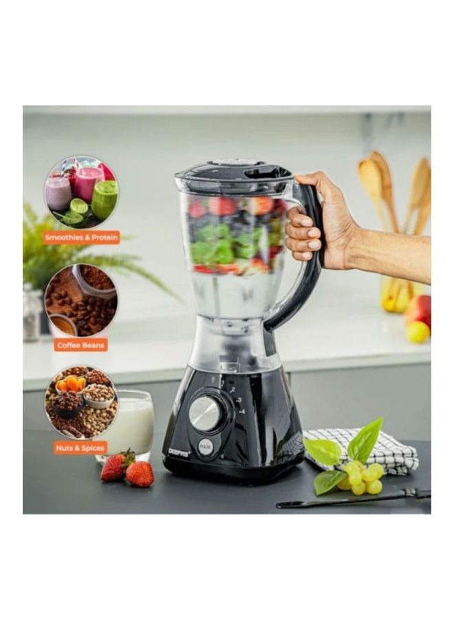 Saachi 2-In-1 Blender And Grinder 1.5 L 300 W NL-BL-4405 Black - Image 5