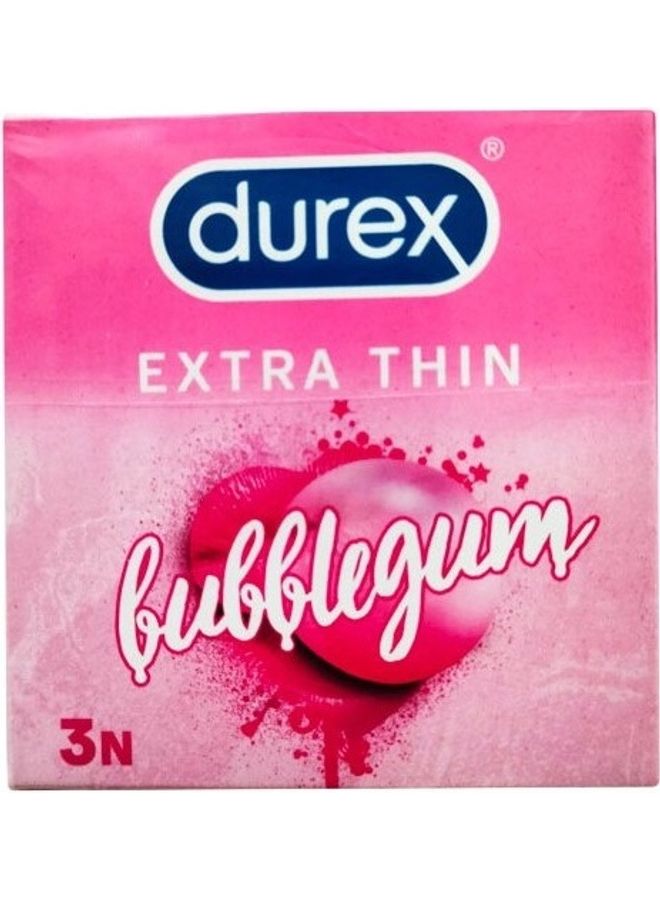 Extra Thin Bubblegum Condom 3N