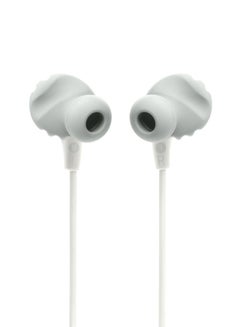JBL Endurance Run 2 Waterproof Wired Sports In-Ear Headphones, Fliphook Design, Flexsoft Technology, Ipx5 Sweatproof, Hands-Free Calls, Magnetic Buds White  - Image 4
