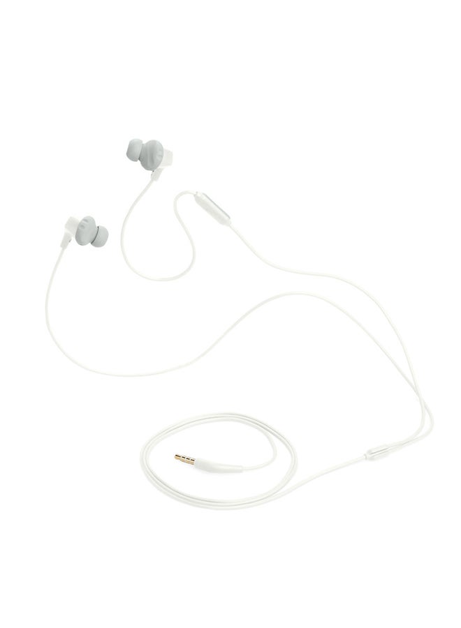 JBL - Endurance Run 2 Waterproof Wired Sports In-Ear Headphones, Fliphook Design, Flexsoft Technology, Ipx5 Sweatproof, Hands-Free Calls, Magnetic Buds White - Image 1