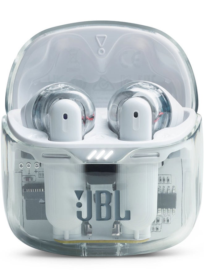 JBL - Tune Flex True Wireless Noise Cancelling Earbuds, Pure Bass, Anc + Smart Ambient, 4 Microphones, 32H Of Battery, Water Resistant And Sweatproof, Comfortable Fit White - Image 1