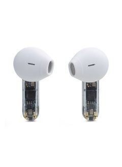 JBL Tune Flex True Wireless Noise Cancelling Earbuds, Pure Bass, Anc + Smart Ambient, 4 Microphones, 32H Of Battery, Water Resistant And Sweatproof, Comfortable Fit White  - Image 4