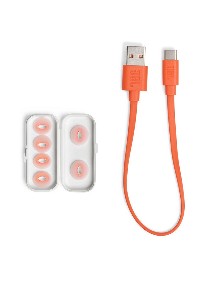 JBL - Tune Flex True Wireless Noise Cancelling Earbuds, Pure Bass, Anc + Smart Ambient, 4 Microphones, 32H Of Battery, Water Resistant And Sweatproof, Comfortable Fit White - Image 1