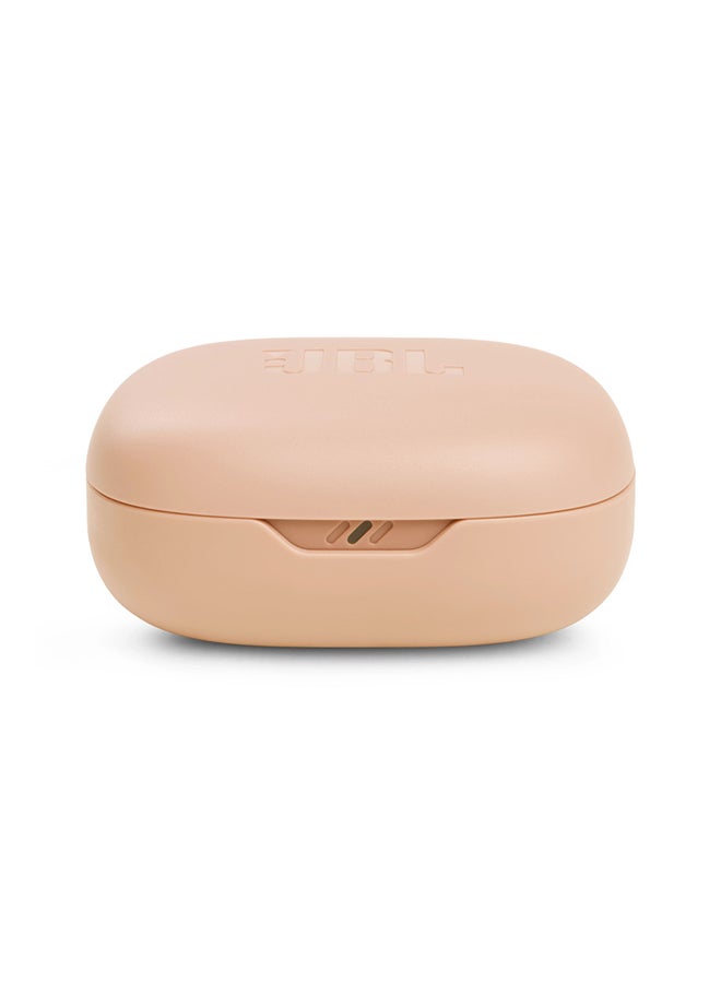 جي بي إل - سماعات أذن Wave Flex True اللاسلكية، صوت أساسي عميق، ملاءمة مريحة، بطارية 32 ساعة، بيئة ذكية + التحدث، مكالمات بدون استخدام اليدين، تنبيه صوتي، مقاومة للماء والغبار - Image 1