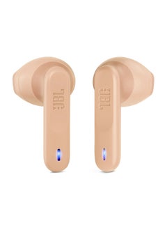 JBL Wave Flex True Wireless Earbuds, Deep Base Sound, Comfortable Fit, 32H Battery, Smart Ambient + Talkthru, Hands-Free Call, Voiceaware, Water And Dust Resistant Beige  - Image 3