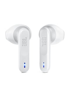 JBL Wave Flex True Wireless Earbuds, Deep Base Sound, Comfortable Fit, 32H Battery, Smart Ambient + Talkthru, Hands-Free Call, Voiceaware, Water And Dust Resistant White  - Image 3
