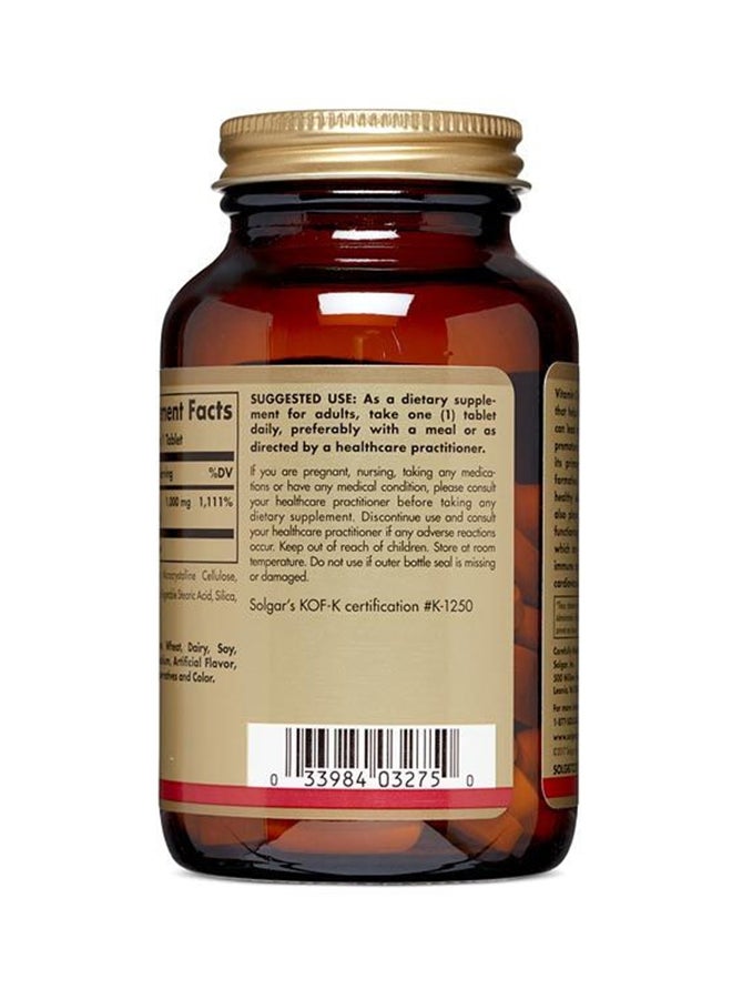 Solgar Vitamin C 1000 Mg, 90 Tablets - Image 2