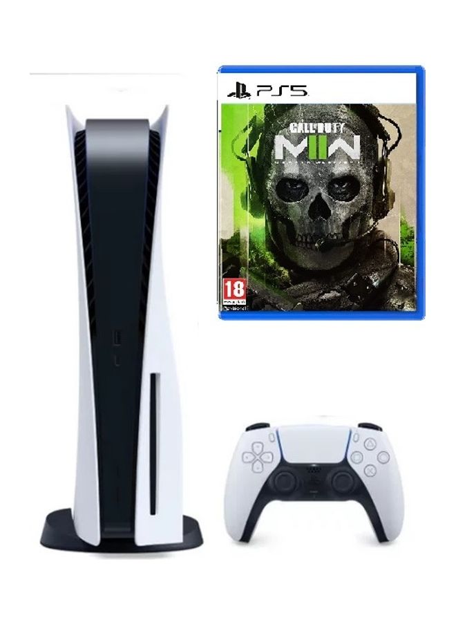 سوني بلاي ستيشن 5 (نسخة قرص) + لعبة Call of Duty Modern Warfare II PS5