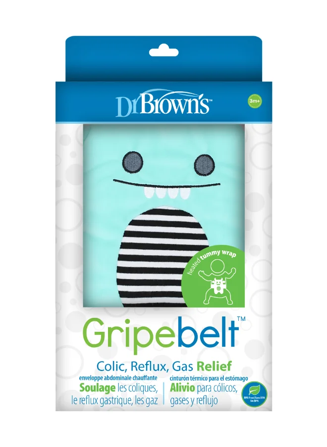 Dr. Brown’s Natural Flow AGGIE MD Gripebelt Colic & Upset Stomach Stress Relief Sensory Toy | Baby To Big Kid | Blue