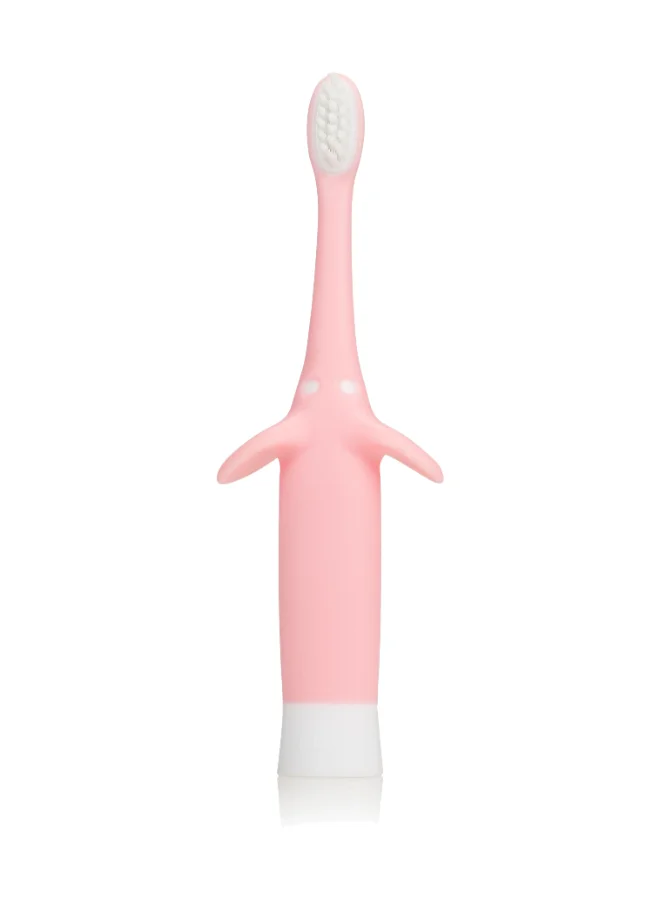 Dr. Brown’s Infant-to-Toddler Toothbrush, Pack of 1 - Pink Elephant