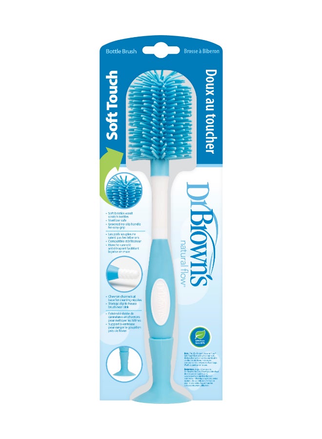 Dr. Brown’s - Soft Touch Bottle Brush - Blue - Image 1