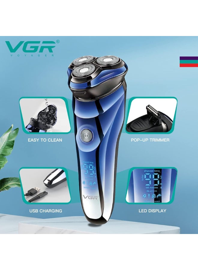 VGR - V-305 Wet And Dry Shaver Multicolour - Image 1