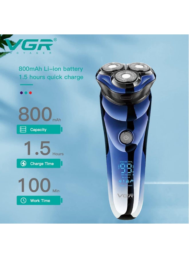 VGR - V-305 Wet And Dry Shaver Multicolour - Image 1