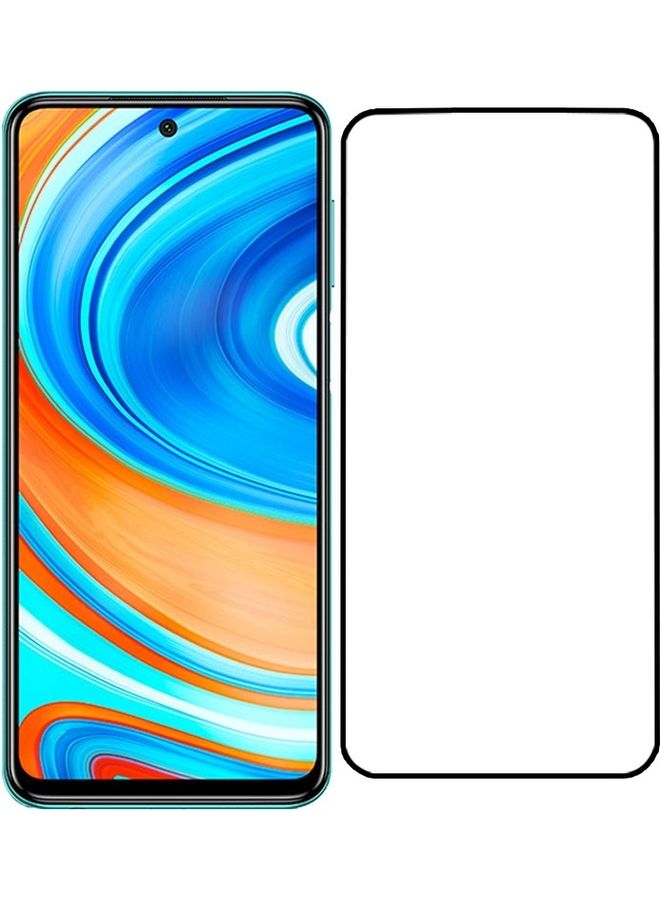 MARGOUN Xiaomi Redmi Note 9 Pro Screen Protector Tempered Glass Full Glue Back Side Black - Image 2