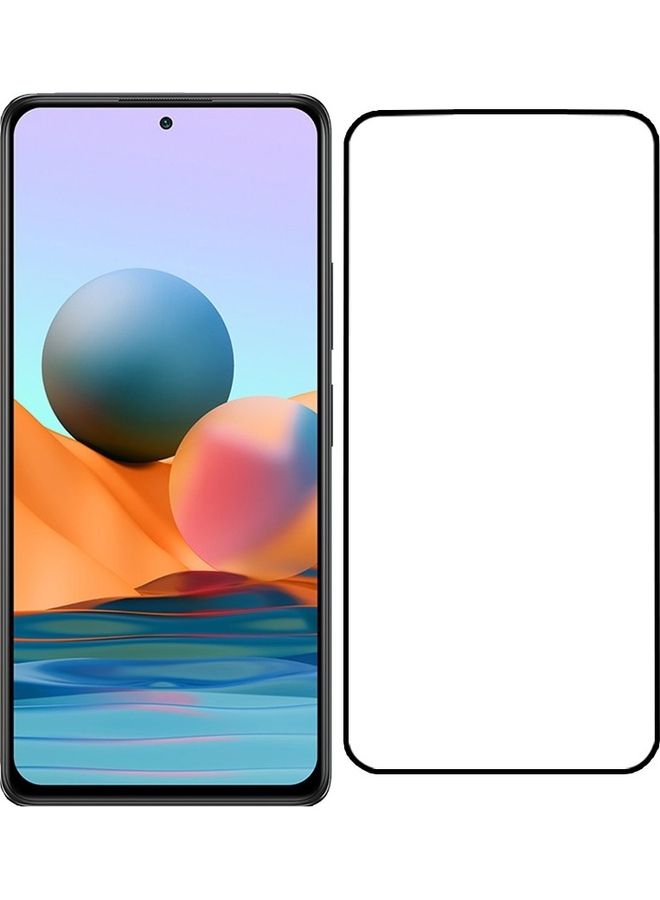 MARGOUN Xiaomi Redmi Note 10 Pro Screen Protector Tempered Glass Full Glue Back Side Black - Image 2