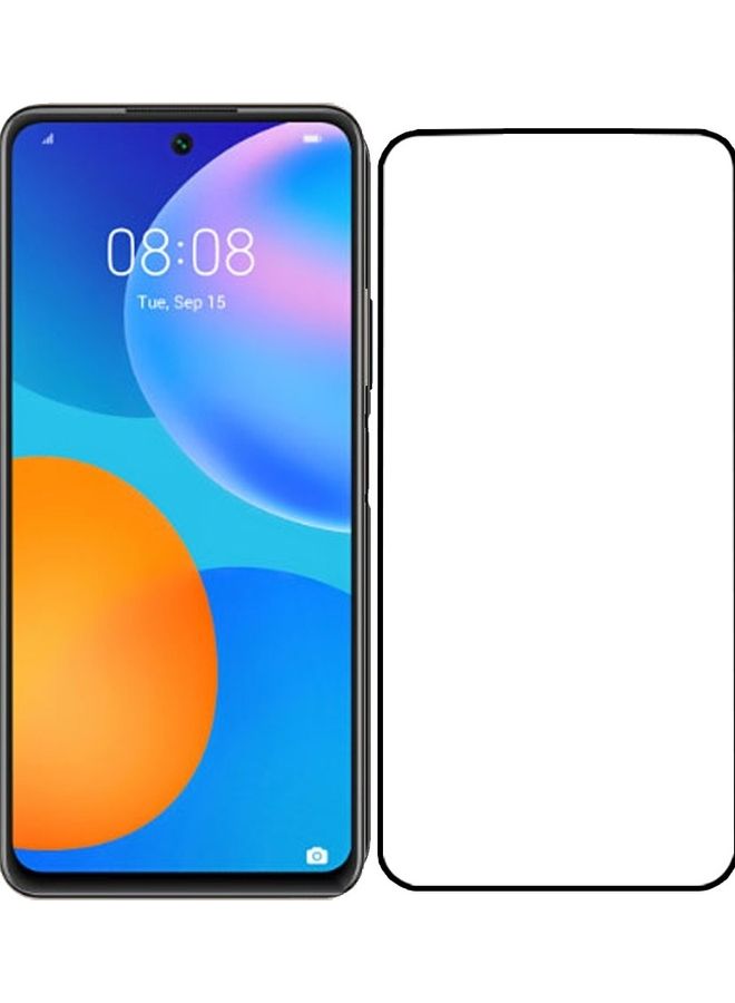 MARGOUN Huawei Y7a Screen Protector Tempered Glass Full Glue Back Side Black - Image 2