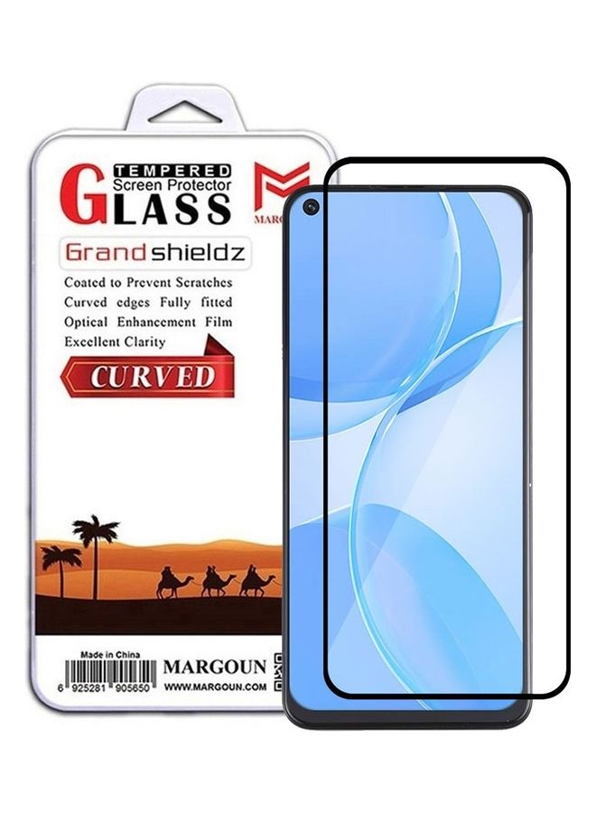 MARGOUN Oppo A53 5G Screen Protector Tempered Glass Full Glue Back Side Black - Image 1