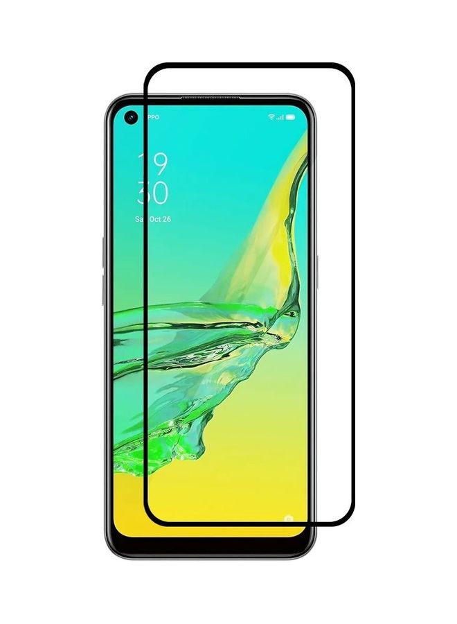 مارجون Oppo A33 Screen Protector Tempered Glass Full Glue Back Side Black - Image 2