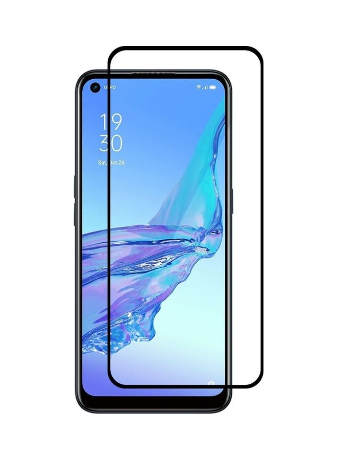 MARGOUN Oppo A53 Screen Protector Tempered Glass Full Glue Back Black Side - Image 2