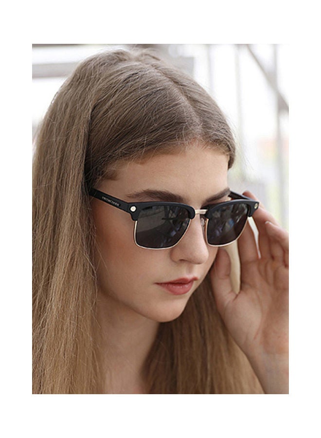 VINCENT CHASE Unisex Polarized Clubmaster Sunglasses - VC S10681/P - Lens Size: 53Mm  - Image 4