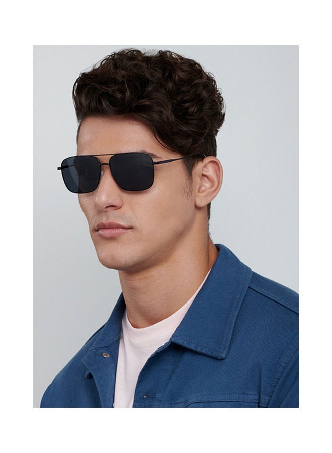 VINCENT CHASE Unisex Polarized Rectangular Sunglasses - VC S13118 - Lens Size: 57Mm - Image 3