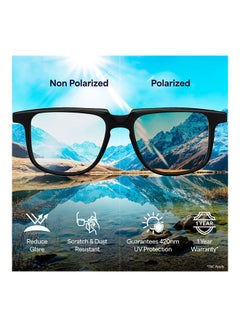 فينسينت تشيس Unisex Polarized Wayfarer Sunglasses - VC 5147/P - Lens Size: 50Mm  - Image 5