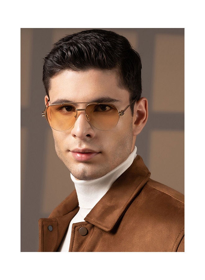 John Jacobs Unisex UV Protection Hexagon Sunglasses - JJ S12803 - Lens Size: 56Mm - Image 3