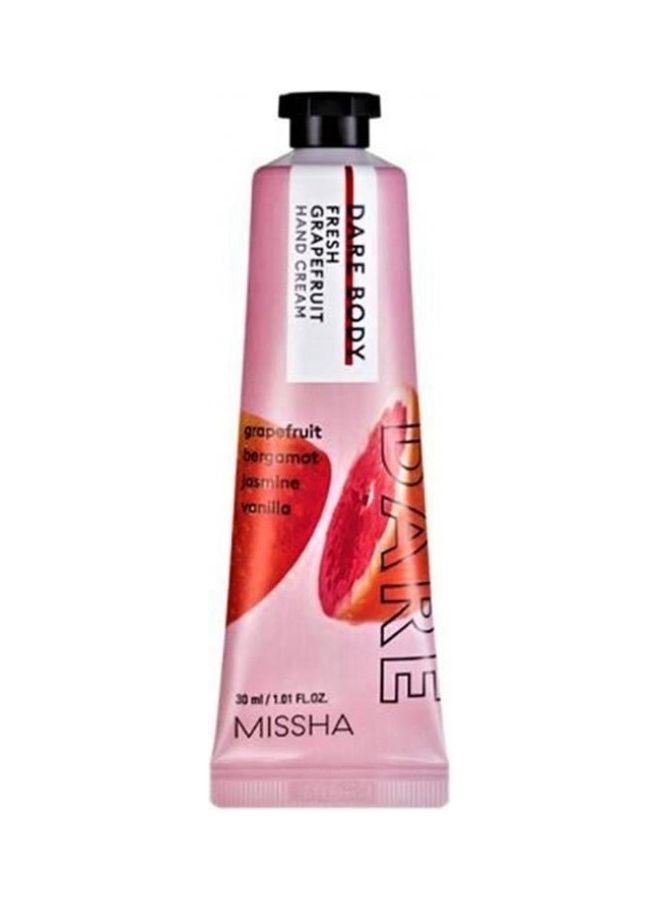 ميشا Dare Body Hand Cream Fresh Grapefruit 30ml  - Image 1