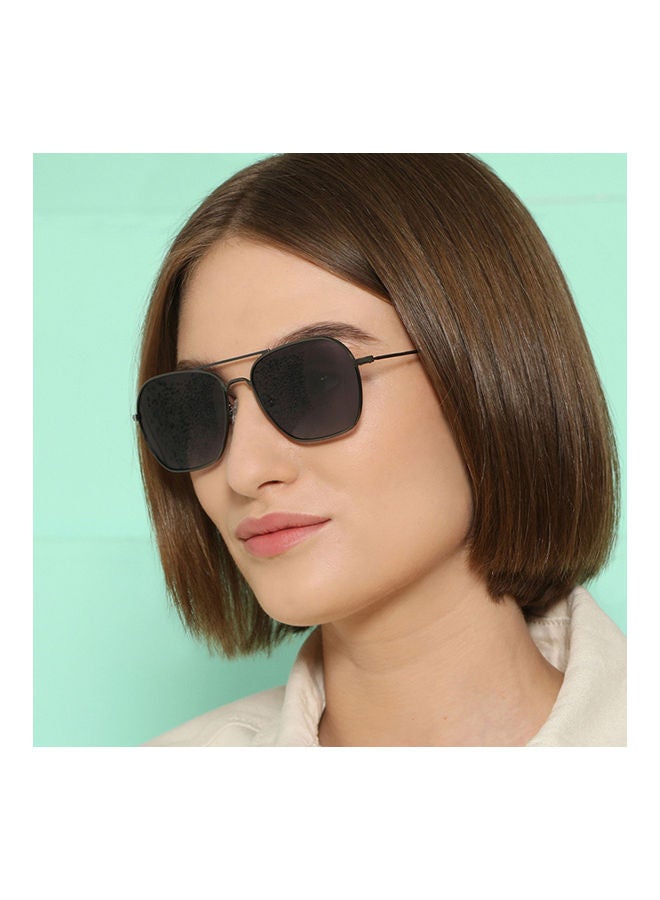 John Jacobs Unisex Polarized Square Sunglasses - JJ S12808 - Lens Size: 55Mm  - Image 4