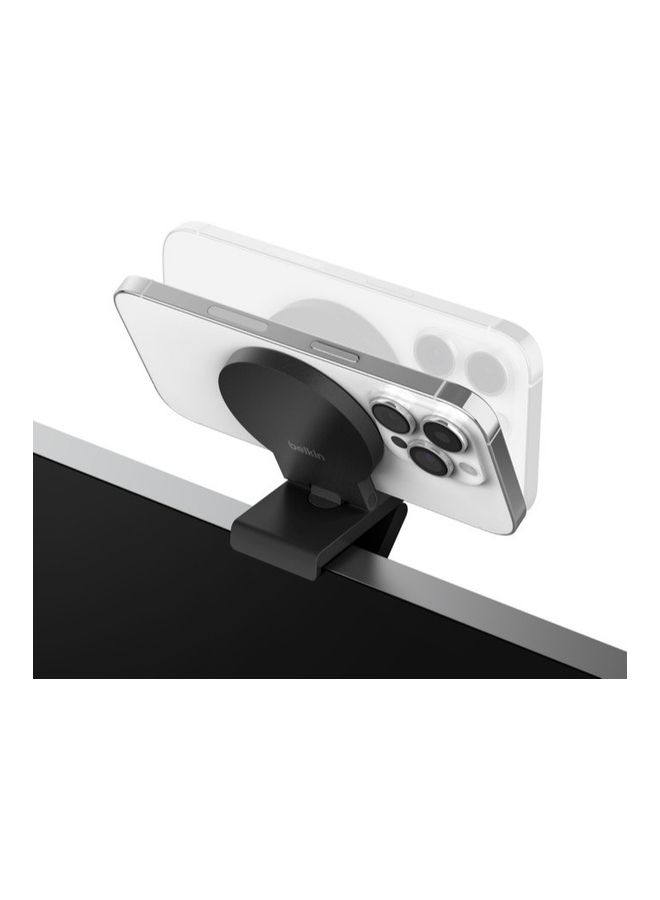 belkin - iPhone Mount With MagSafe For Mac Desktops And Displays Black - Image 1