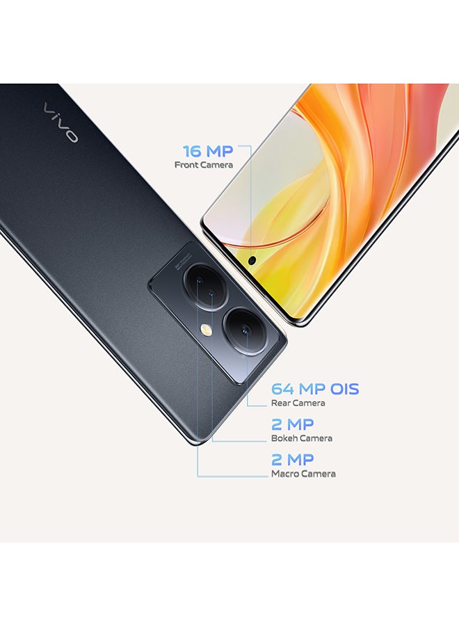 vivo - V29 Lite Dual SIM Flare Black 12GB RAM 256GB 5G - Middle East Version - Image 1