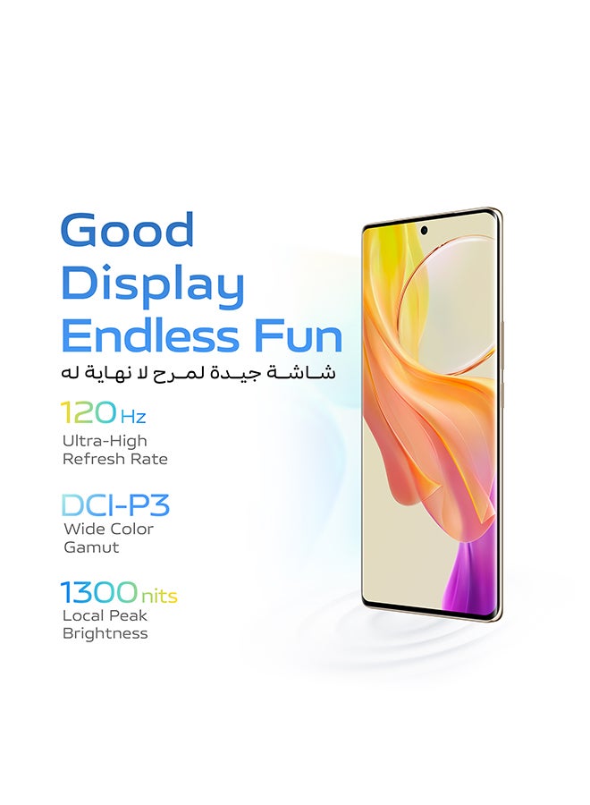 vivo - V29 Lite Dual SIM Flare Black 12GB RAM 256GB 5G - Middle East Version - Image 1