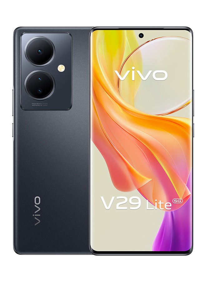 vivo V29 Lite Dual SIM Flare Black 12GB RAM 256GB 5G - Middle East Version  - Image 1