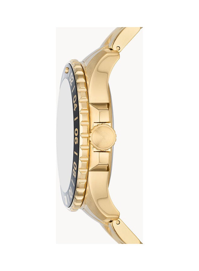 FOSSIL Men's Analog Round Shape Stainless Steel Wrist Watch FS5990 - 46 Mm  - Image 3