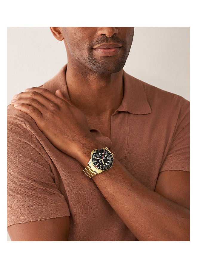 FOSSIL Men's Analog Round Shape Stainless Steel Wrist Watch FS5990 - 46 Mm  - Image 5