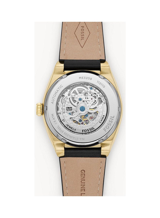 FOSSIL Men's Analog Round Shape Leather Wrist Watch ME3208 - 42 Mm  - Image 4
