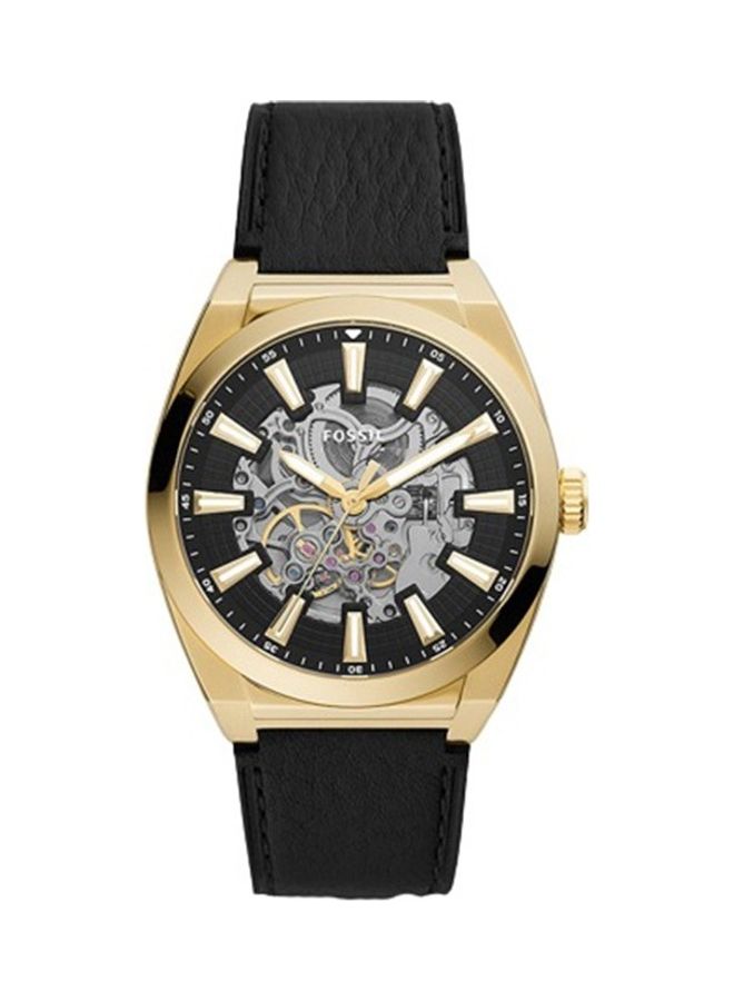 FOSSIL Men's Analog Round Shape Leather Wrist Watch ME3208 - 42 Mm  - Image 1